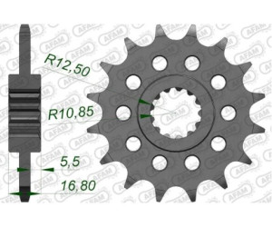 Звезда AFAM 520 Sprocket - Honda, 16z